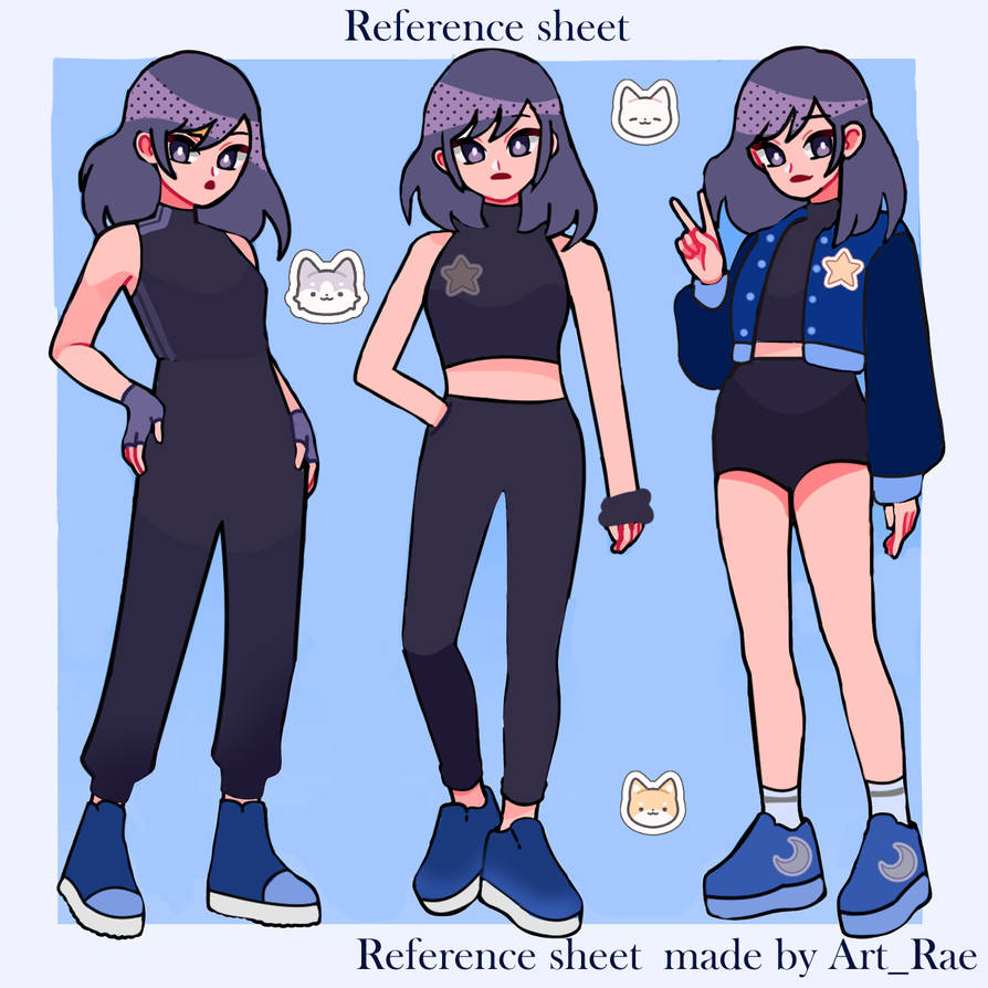 Reference sheet by ItzRae07 on DeviantArt