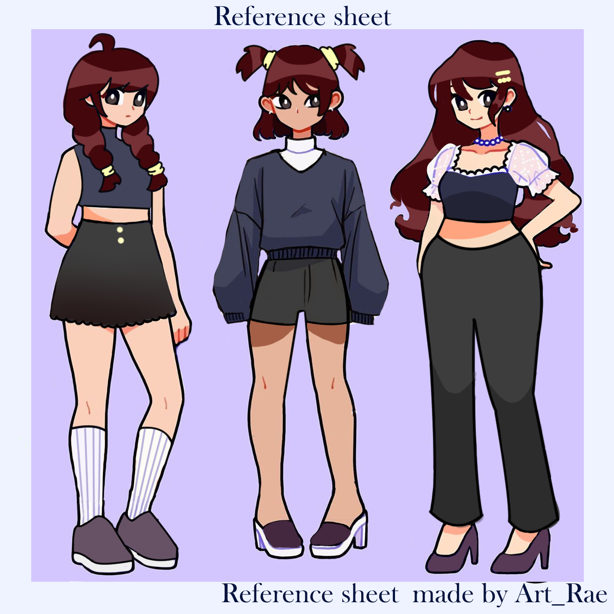 Reference sheet by ItzRae07 on DeviantArt