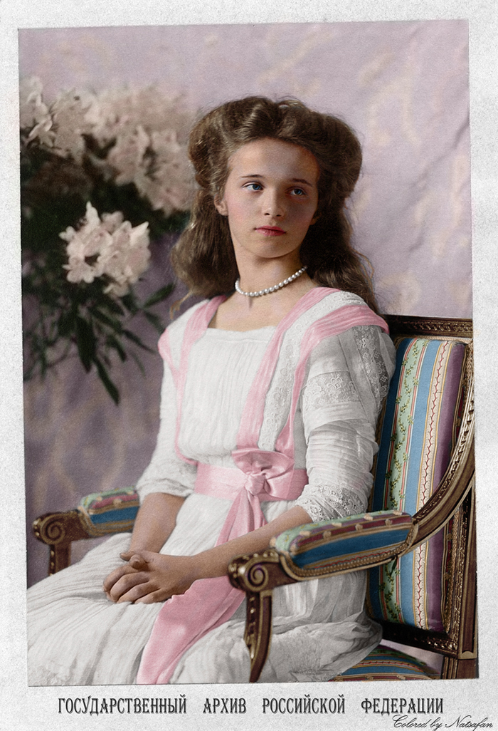 Olga 1910 ~ colored photo by natsafan on DeviantArt