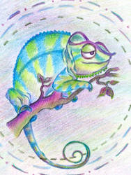 Little Chameleon's Dream World