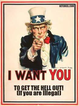 Uncle Sam: Message to Illegals