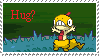 Scraggy Hug Stamp