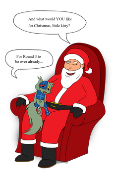 Santa Comes To Cartoonival: M-Kitty