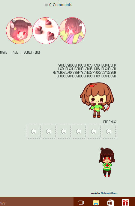 Chara Code (RQ~) by NyKawaiiChan on DeviantArt