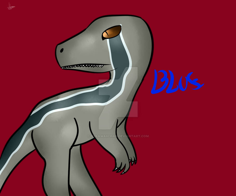 Blue The Velociraptor - Jurassic World - Fanart by NyKawaiiChan on ...
