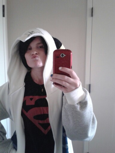 Duck Face Superboy cosplay