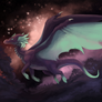 Dragon with stars