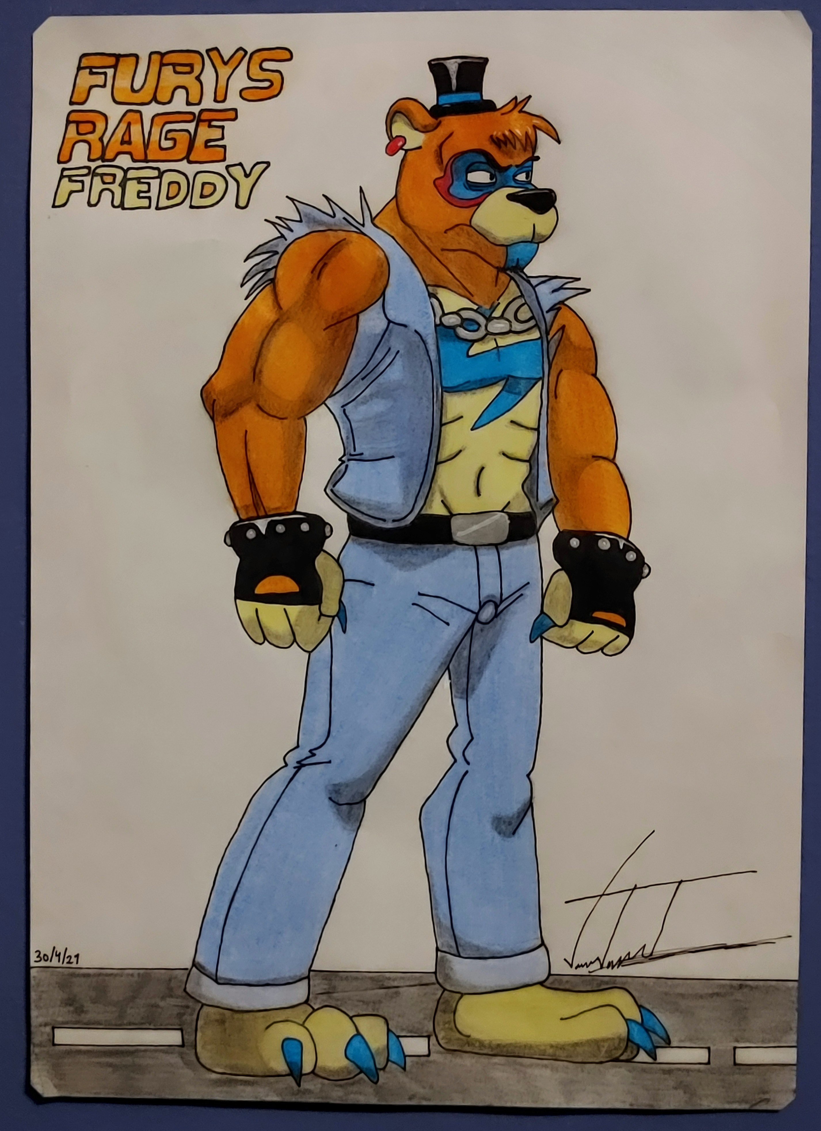 Fury Rage Freddy (FNAF SB FR) by ValentinTarsetti29 on DeviantArt