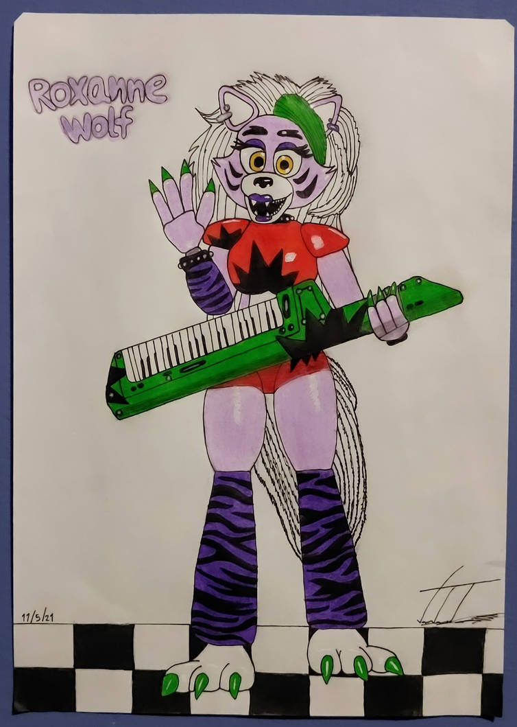 Roxanne Wolf (Fnaf Security Breach) by ValentinTarsetti29 on DeviantArt