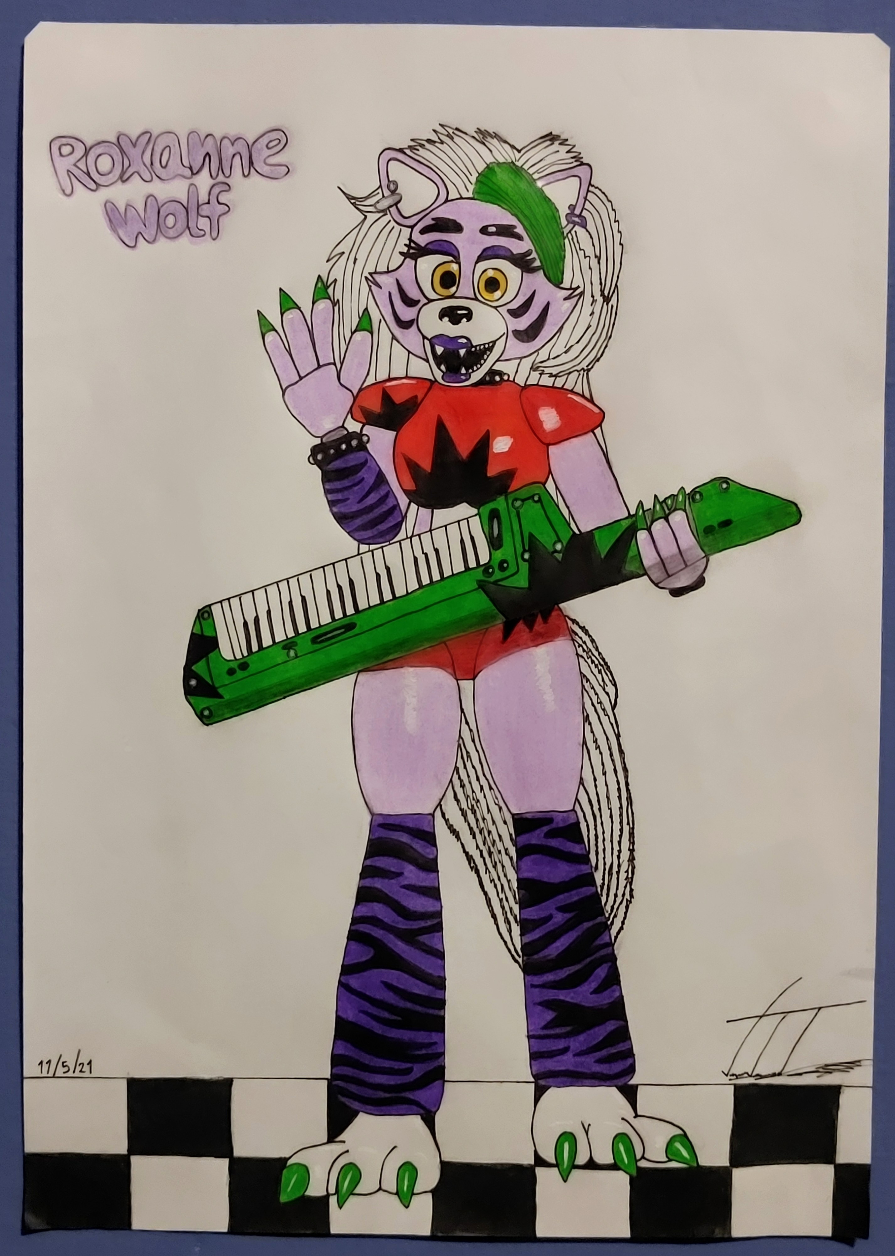 Roxanne Wolf (Fnaf Security Breach) by ValentinTarsetti29 on DeviantArt
