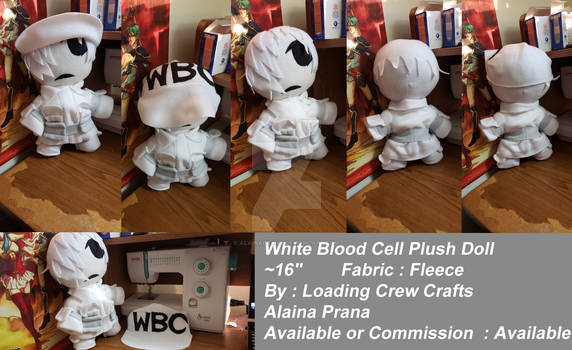 White Blood Cell U1146 Plush Doll