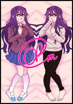 Doki Doki Literature Club Dakimakura - Yuri