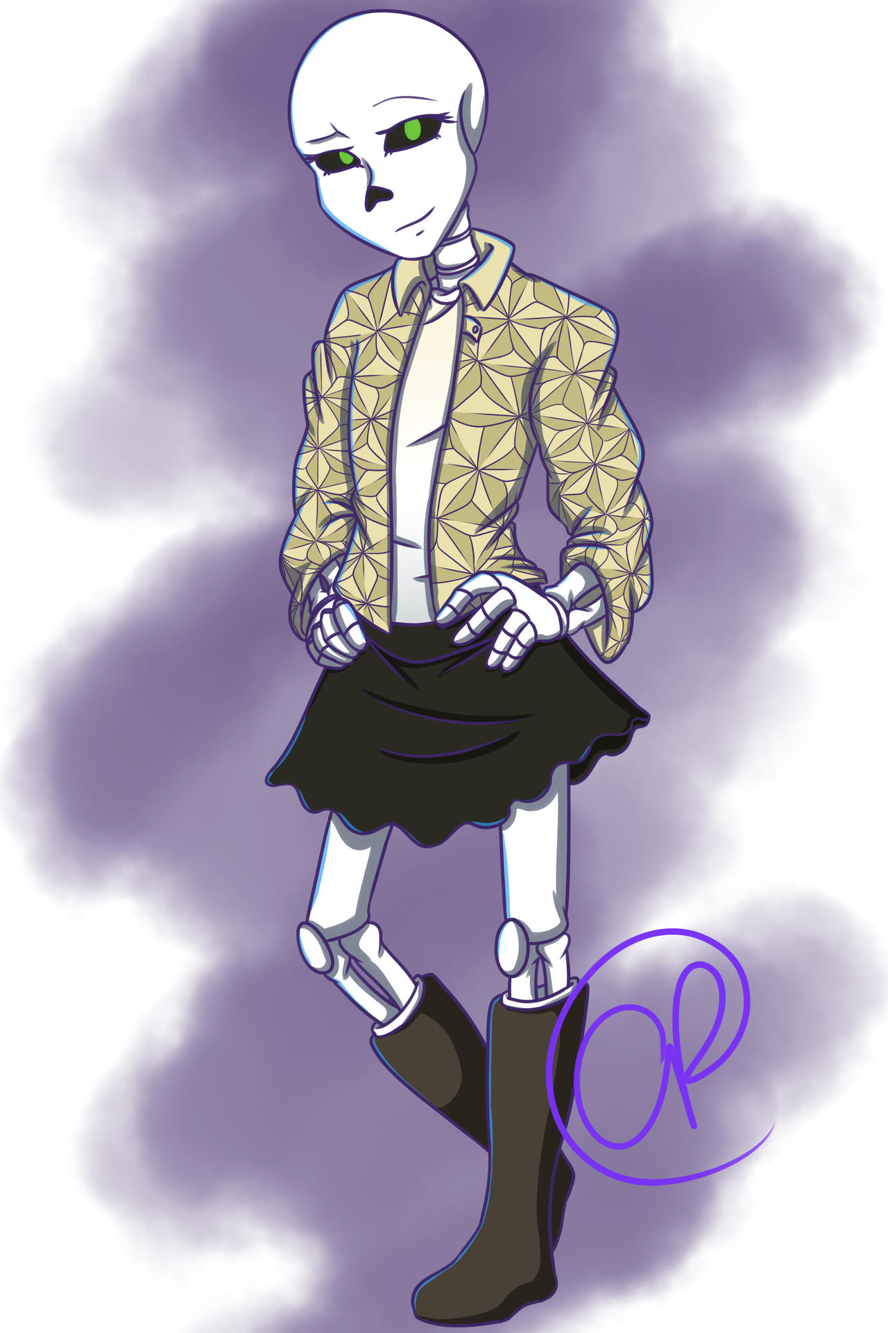 BMC Skeleton OC Commission by AlainaPrana on DeviantArt