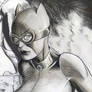 Catwoman in Grey Sketch