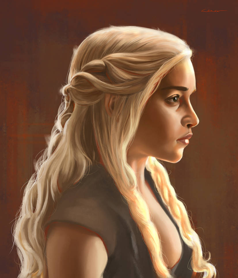 Game of Thrones (fan art) - Khaleesi by lorantart