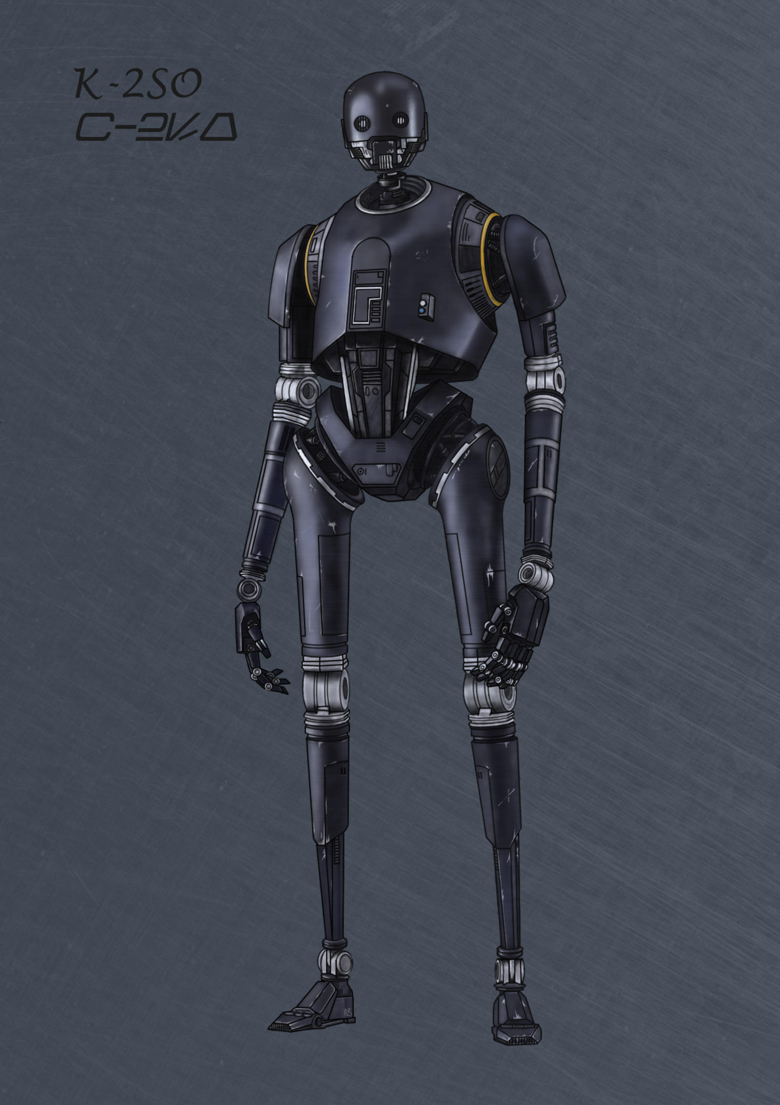 K2so Drawing K-2so by Adamsundgrendigital on DeviantArt