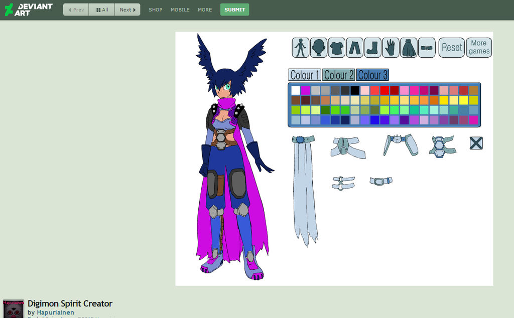 Digimon Spirit Creator by Hapurianen by LunarCatNinja on DeviantArt