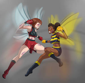Bumblebee Vs. The Third Wasp(Commission)