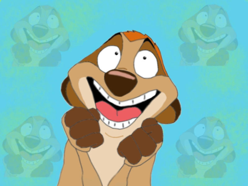 Timon_happy_in colour by Mirinata on DeviantArt