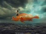 Boy on Flying Fish PS Tutorial by abduboxmedia