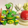 Pokemon Tomy Voltorb Electrode Politoed Vulpix