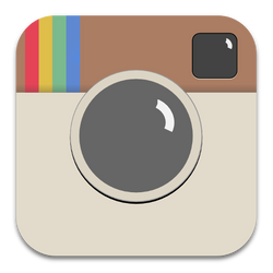 Material Design Instagram Icon