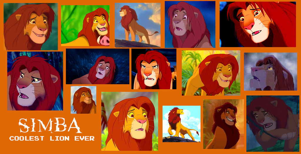 Adult Simba From Lion King Collage by ScampTheWolf on DeviantArt