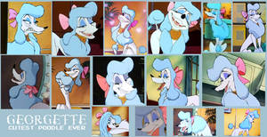 Georgette From Oliver And Company Collage