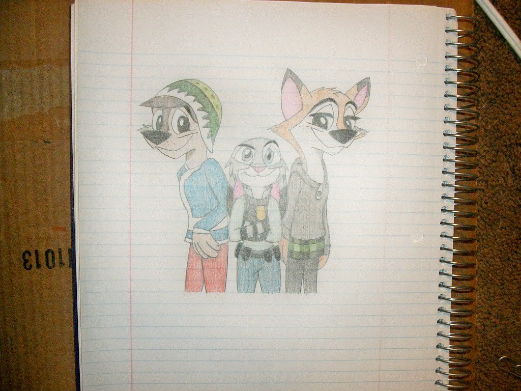 Judy Hopps Meets Rock Dog [Sketch]