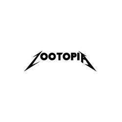 If Zootopia Was A Metallica Logo... by ScampTheWolf