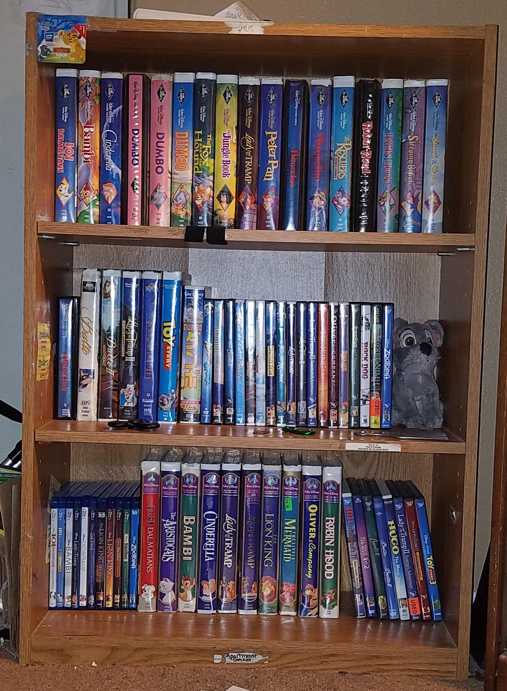 My Main VHS Shelf by Scamp4553 on DeviantArt