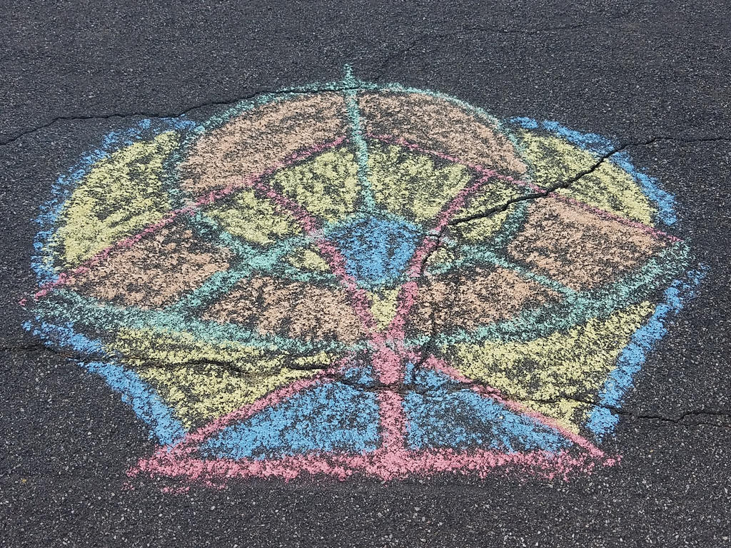 Abstract Chalk Artwork by ScampTheWolf on DeviantArt