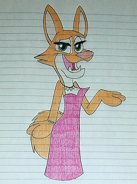 diane foxington pink dress Diane Foxington Pink Dress