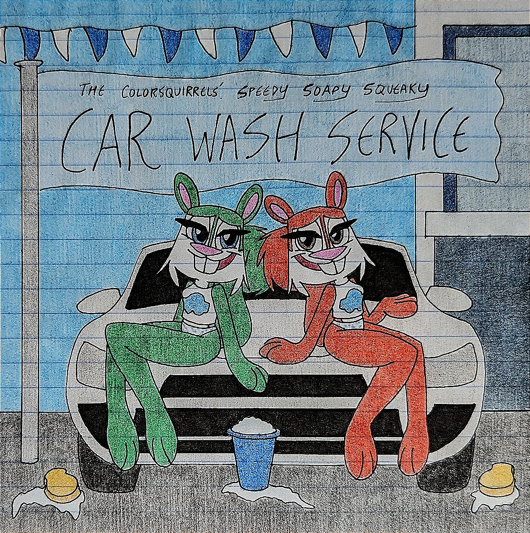 Deviantart Car Wash Car Wash Squirrels by ScampTheWolf on DeviantArt