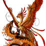 Phoenix and dragon