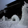 Midgardsormen snow sculpture