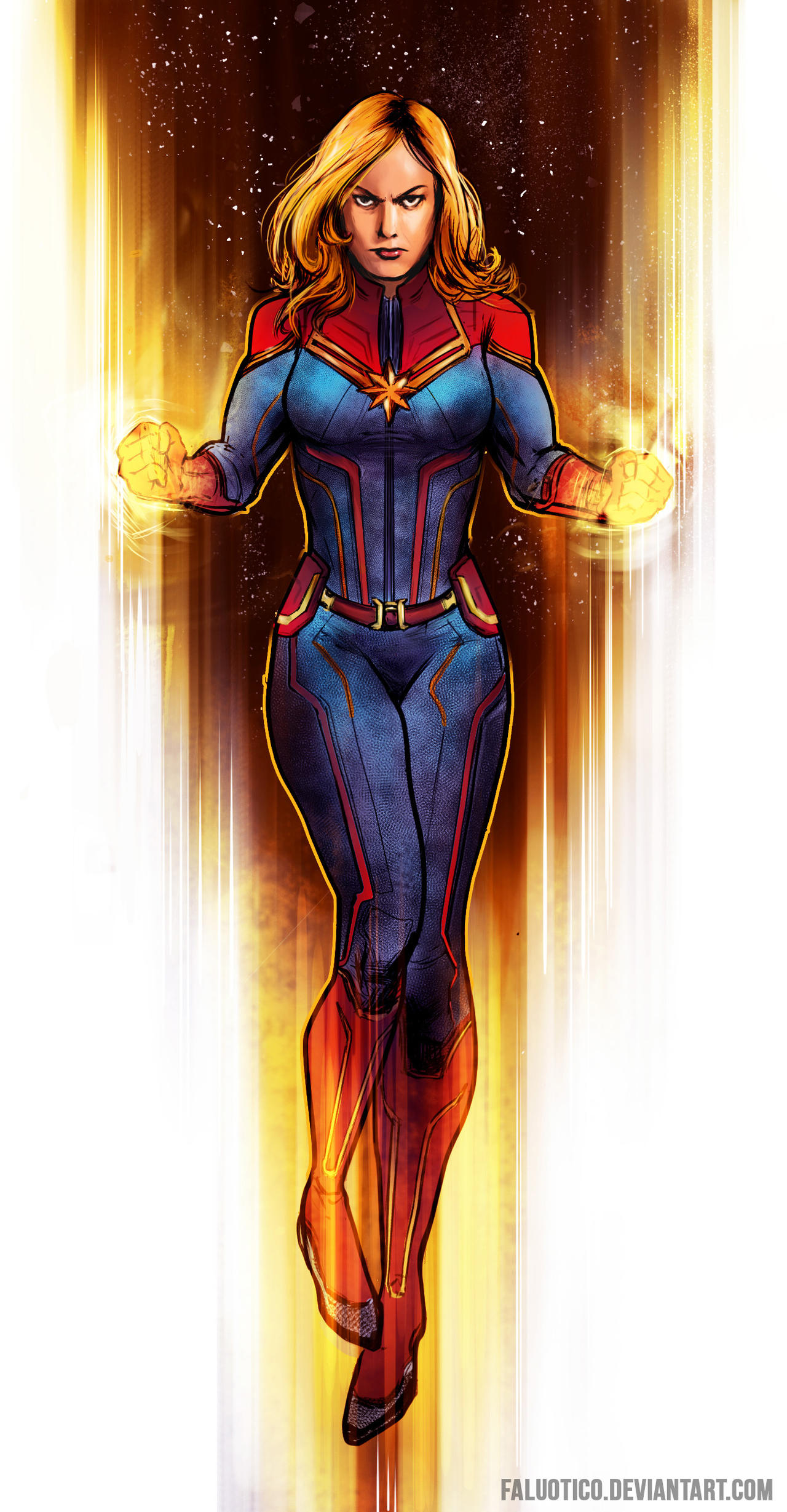 Captain Marvel by Faluotico on DeviantArt