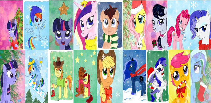 My Little Pony Christmas Cards