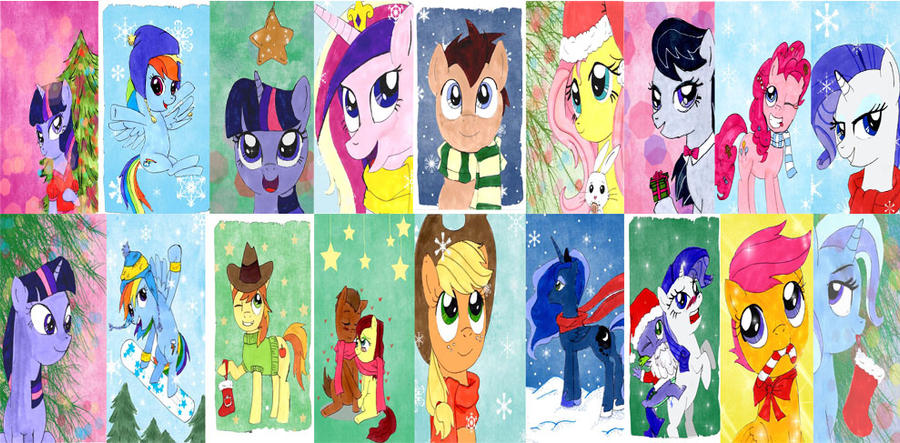 My Little Pony Christmas Cards