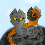 Oddflame and Brindlepaw