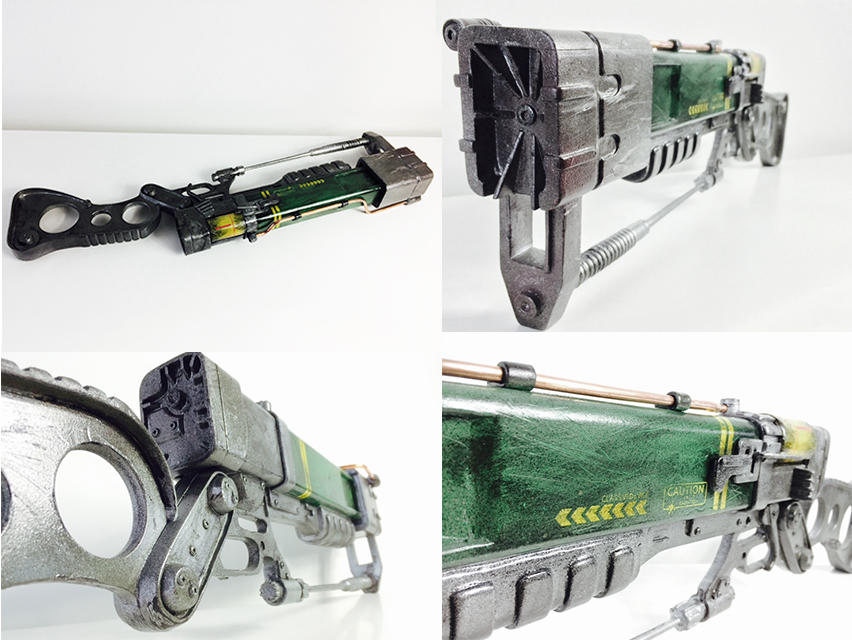 Fallout inspired Laser Rifle by futuresculpture on DeviantArt