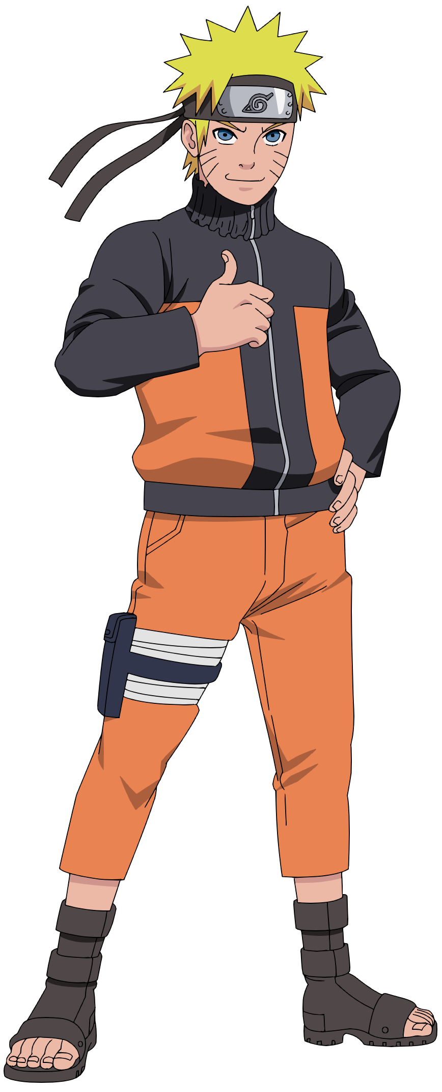 Naruto Uzumaki pts - Lineart colored by DennisStelly on DeviantArt