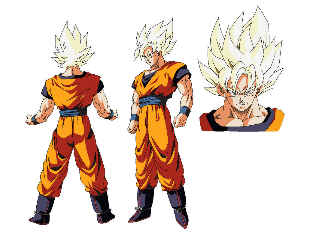 Goku Model Sheet by momonart on DeviantArt