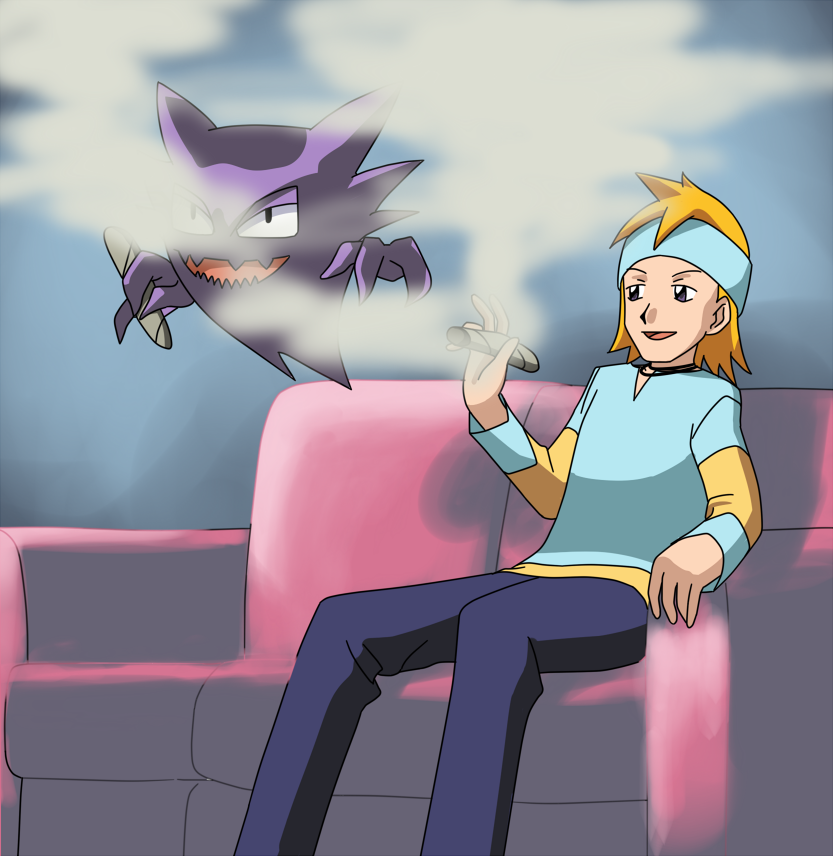 Morty and Haunter getting haaaaa