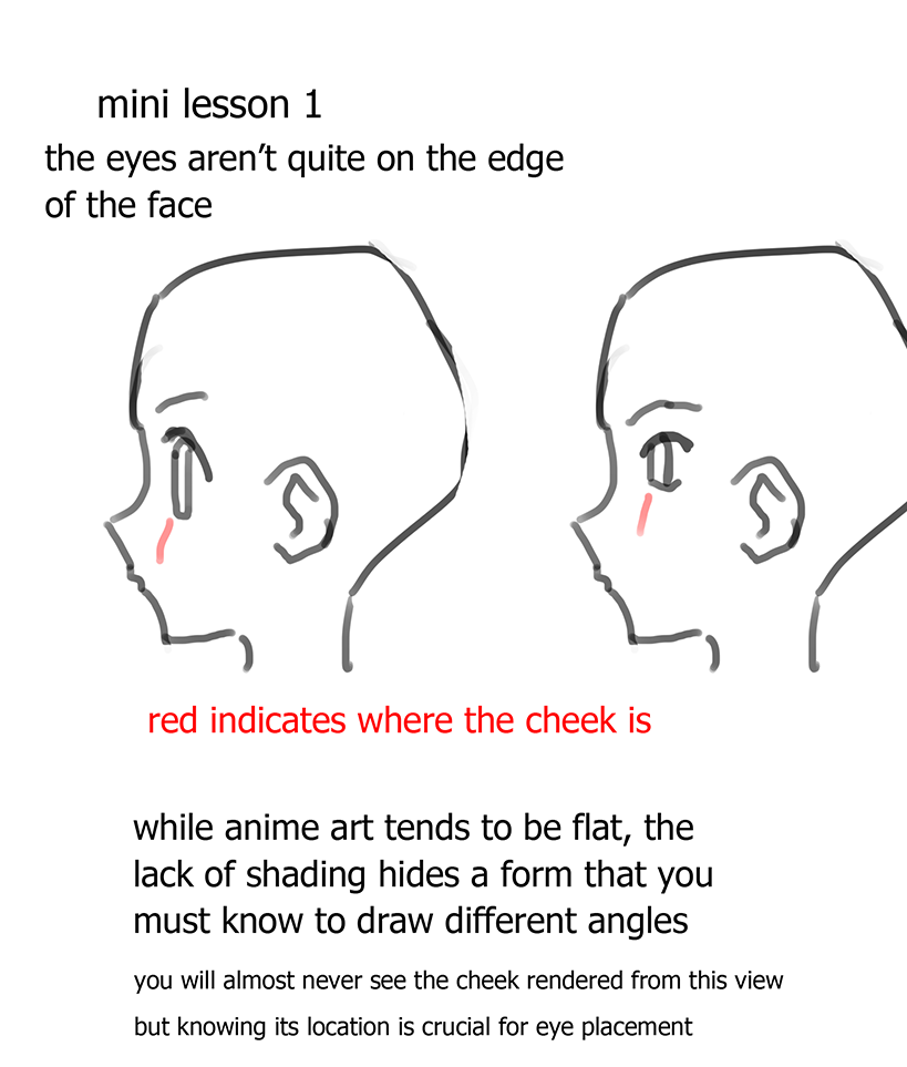 Eye positioning on a face in sideview by CrystalClair on DeviantArt Eye positioning on a face in sideview by CrystalClair on DeviantArt
