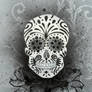 Sugar Skull Stencil Print 4