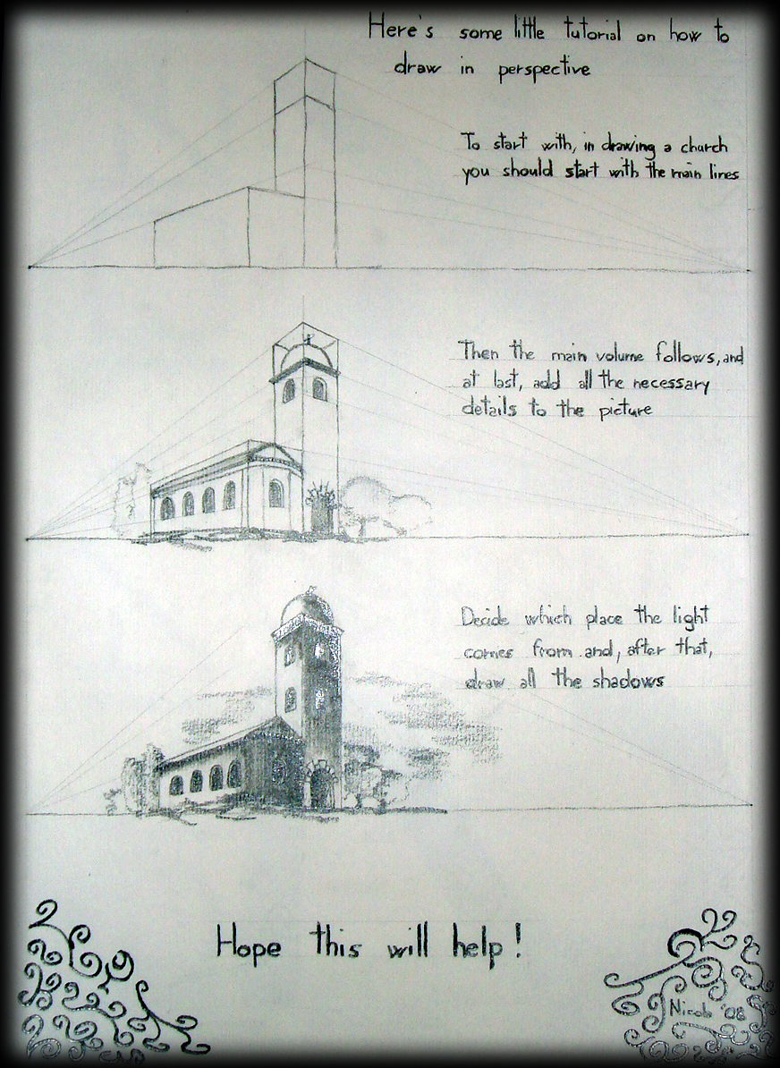 How to draw in perspective