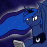 Princess Luna playing a GamePony!