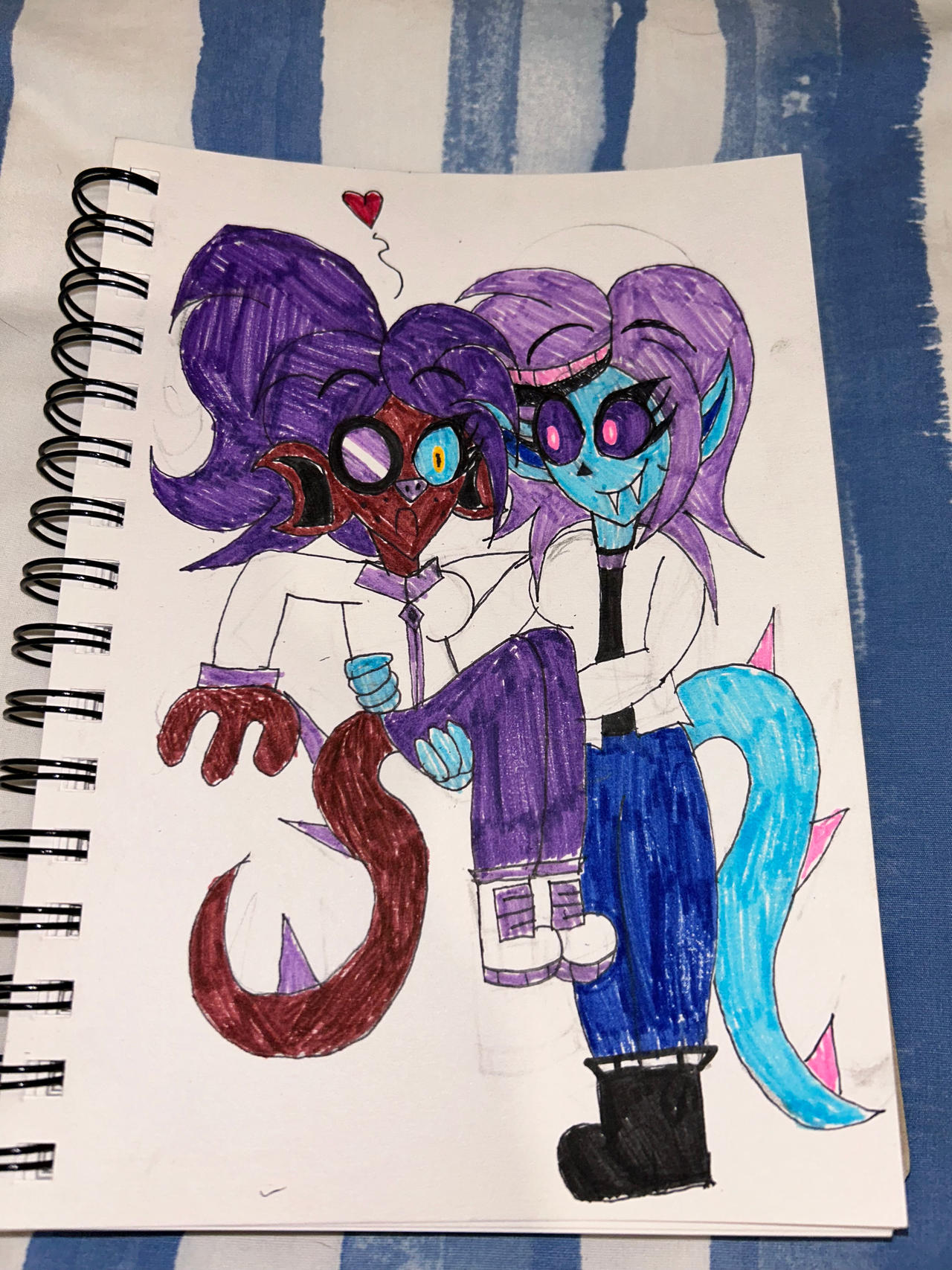 Rebecca West and Erin Merkins (OCs)