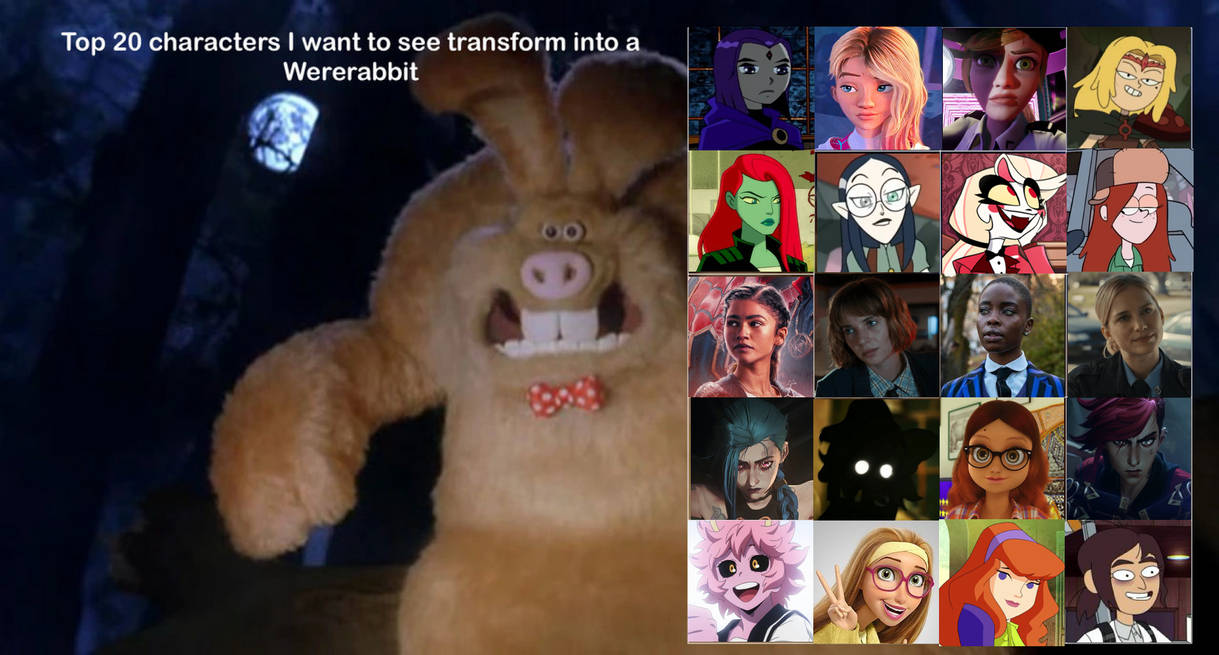Wayward Character Rabiit 20 characters I want to see turn into a Wererabbit by HolloThere on ...